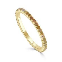 Load image into Gallery viewer, 14k Gold &amp; Opal Eternity Band