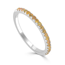 Load image into Gallery viewer, 14k Gold &amp; Birthstone Stackable Ring