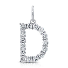 Load image into Gallery viewer, 14k Gold &amp; Diamond Large Initial Pendant