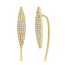 Load image into Gallery viewer, 14K Gold &amp; Diamond Ear Climbers