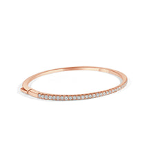 Load image into Gallery viewer, 14k Gold &amp; Diamond Bangle
