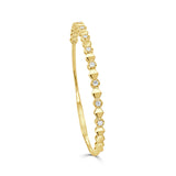 14K Gold Diamond Bangle - 0.46 CT