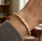 14K Gold Diamond Bangle - 0.46 CT