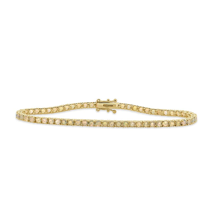 14K Gold & Opal Tennis Bracelet