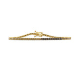 14K Gold Desert Diamond Ombre Tennis Bracelet - 2.05 CT