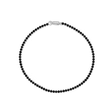 Load image into Gallery viewer, 14K Gold Black Diamond Tennis Bracelet