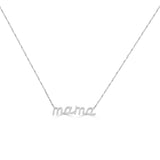 14K Gold Diamond Mama Necklace- 0.80 CT