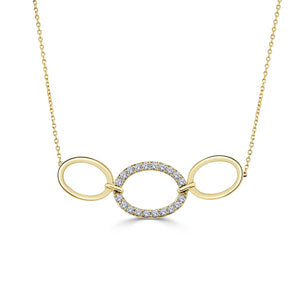 14k Gold & Diamond Necklace