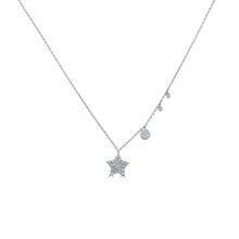 Load image into Gallery viewer, 14k Gold &amp; Diamond Star Necklace