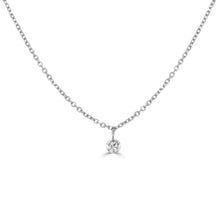 Load image into Gallery viewer, 14K Gold Diamond Pendant Necklace
