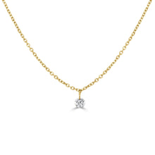 Load image into Gallery viewer, 14K Gold Diamond Pendant Necklace