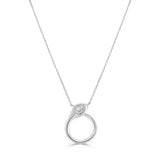 14K Gold & Diamond Snake Necklace - 0.07ct