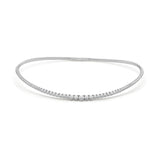 14K Gold Diamond Graduating Flexible Choker - 5.39 CT