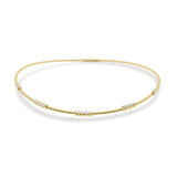 14K Gold Diamond Flexible Choker - 0.72 CT