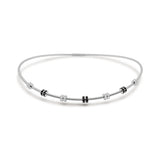 14K Gold Diamond & Sapphire Flexible Choker - 1.30 CT