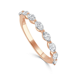 14k Gold & Marquise Diamond Ring