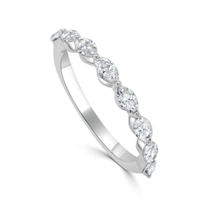 14k Gold & Marquise Diamond Ring