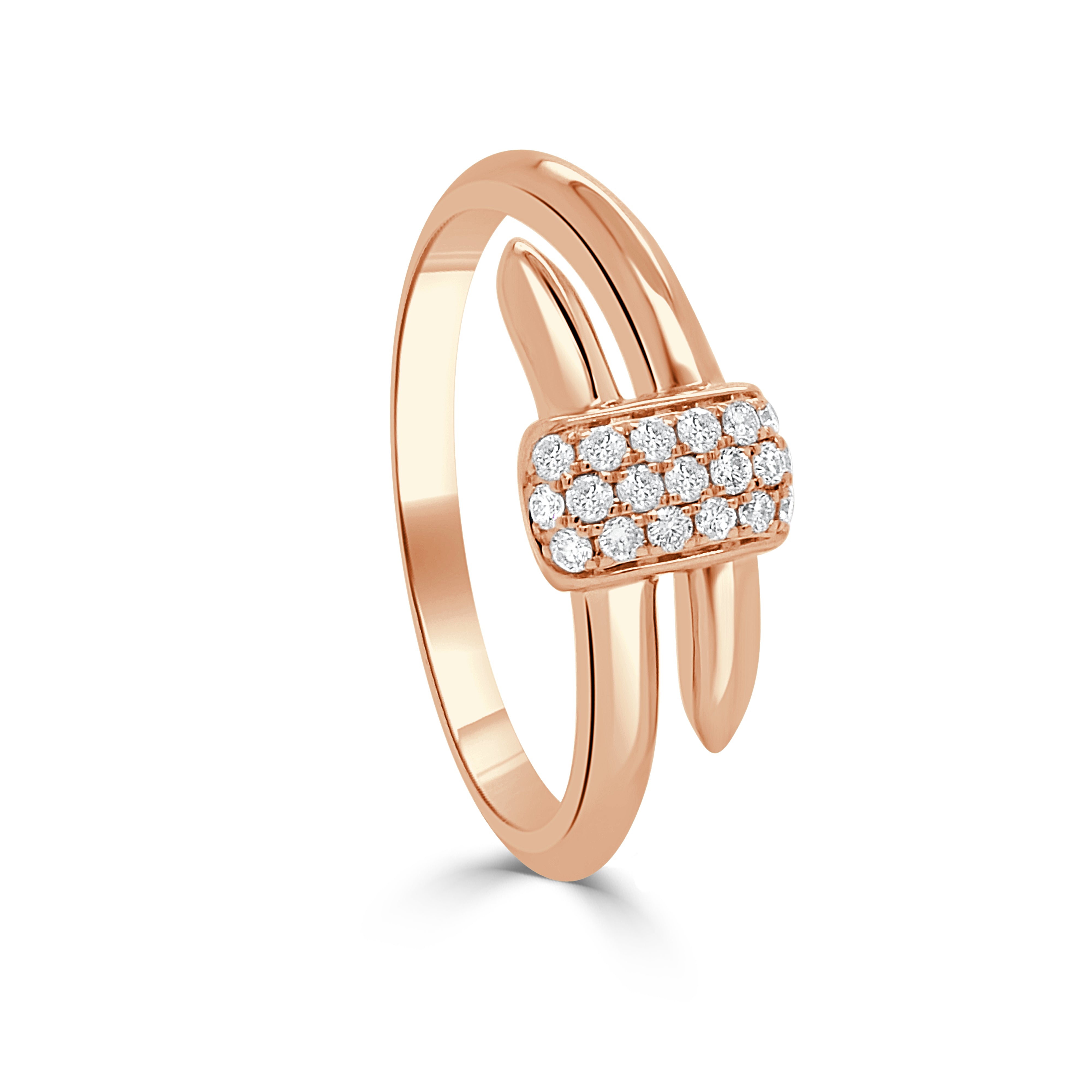 14K Gold & Diamond Ring - 0.15ct