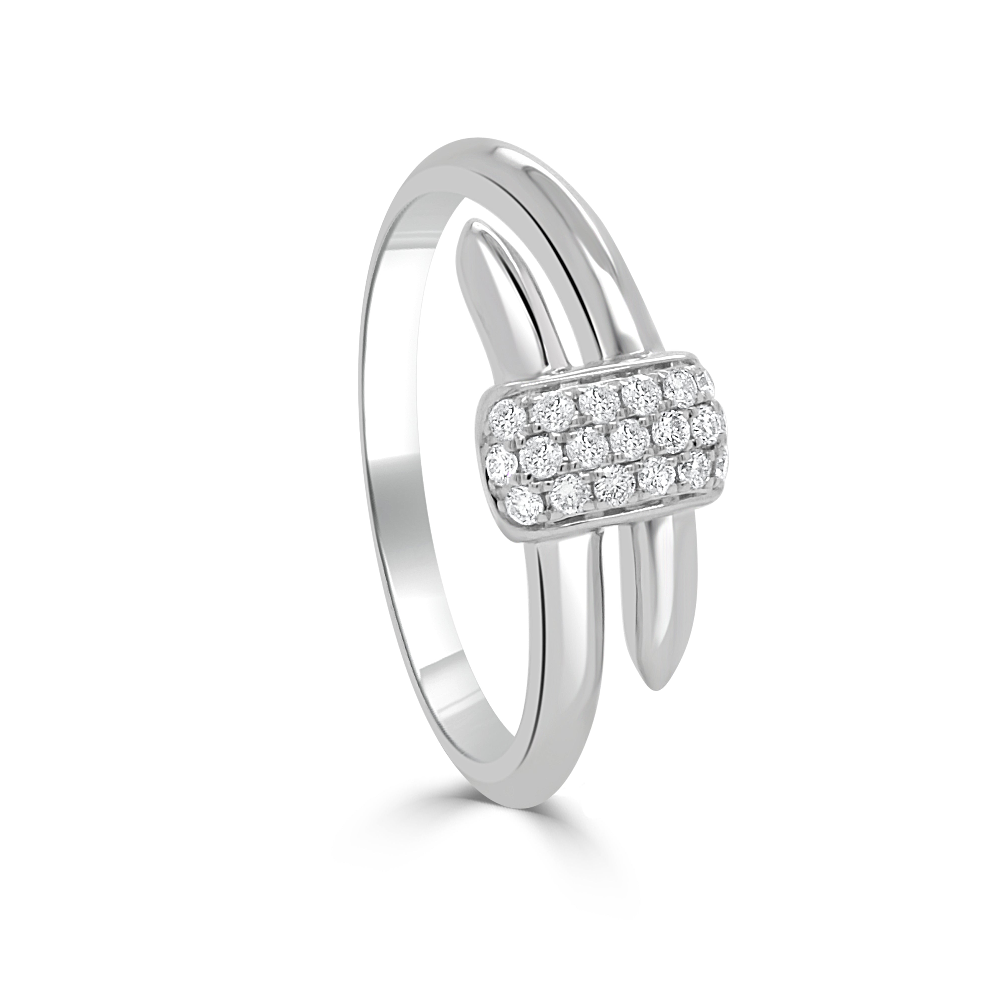 14K Gold & Diamond Ring - 0.15ct