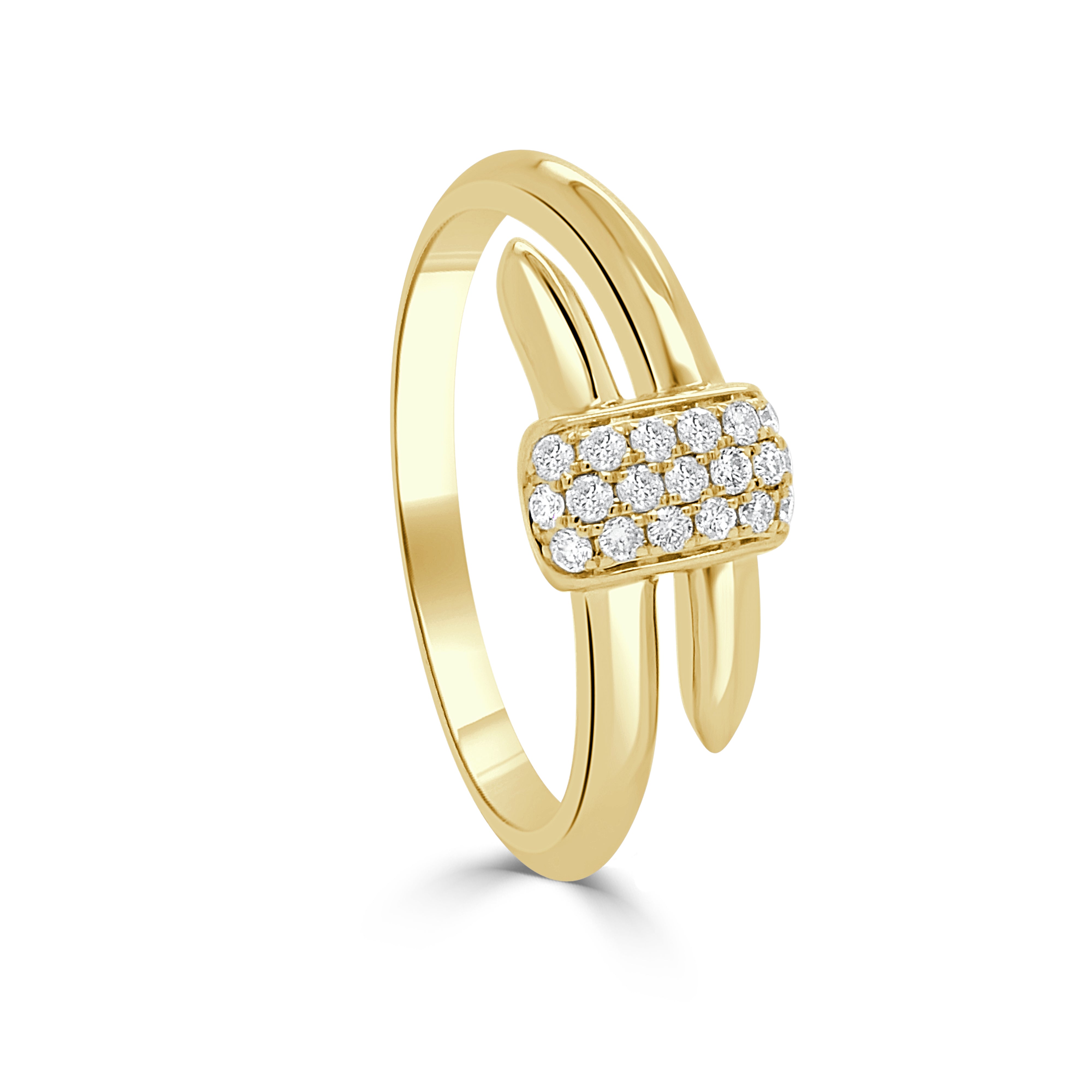 14K Gold & Diamond Ring - 0.15ct