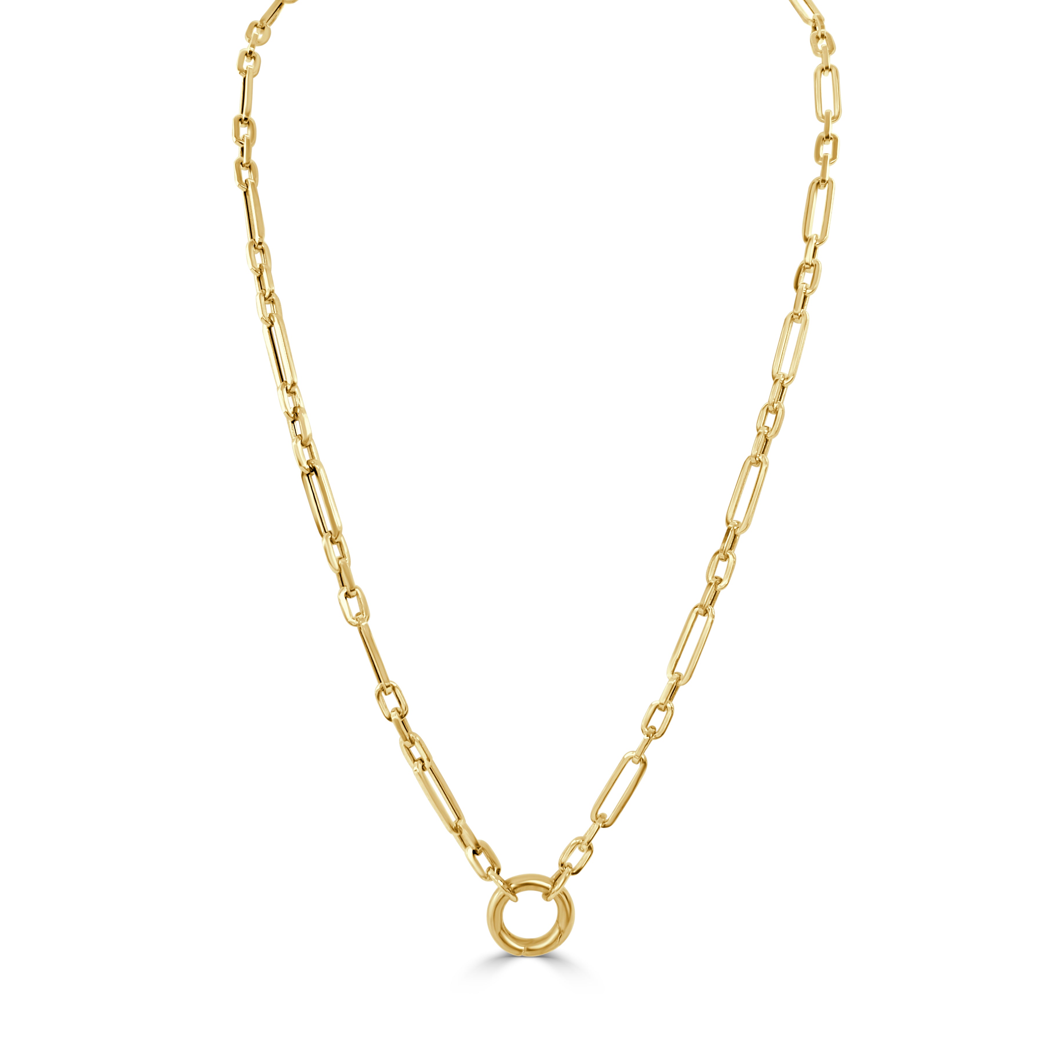 14K Gold Link Necklace