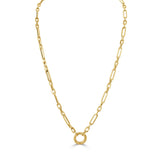 14K Gold Link Necklace