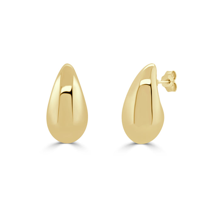 14K Gold Raindrop Earrings