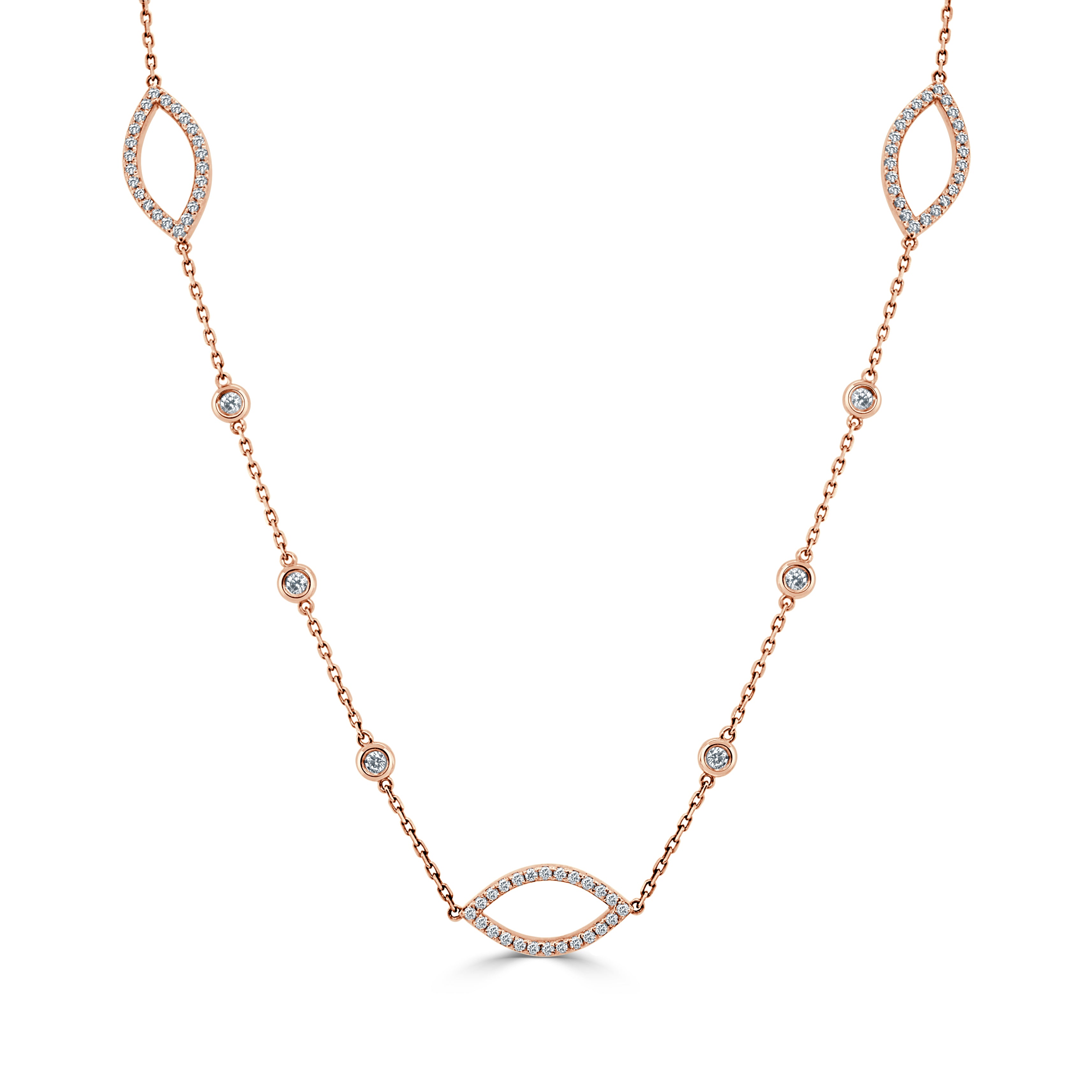 14k Gold & Diamond Necklace - 1.48ct