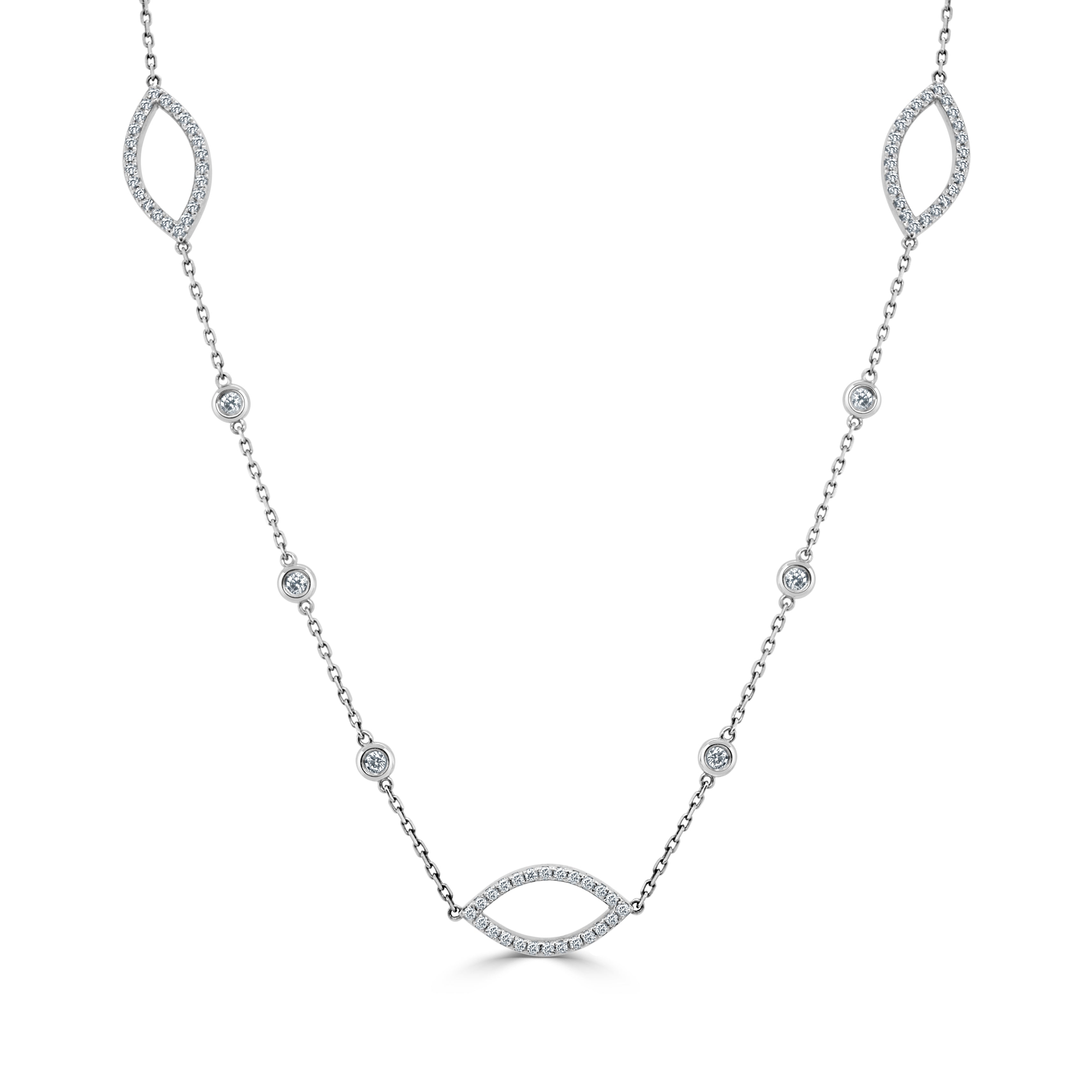 14k Gold & Diamond Necklace - 1.48ct