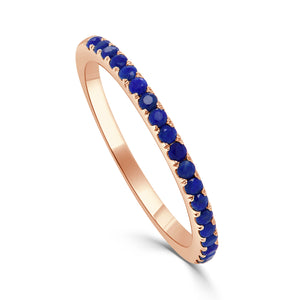 14k Gold & Birthstone Stackable Ring