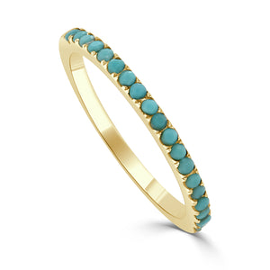 14k Gold & Birthstone Stackable Ring