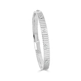 14K Gold Diamond Bangle- 0.55 CT
