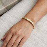 14K Gold Diamond Bangle- 0.55 CT
