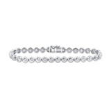 14K Gold Diamond Bezel Bracelet - 1.15 CT
