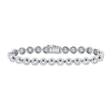 14K Gold & Diamond Bezel Bracelet - 2.98 CT