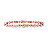 14K Gold Diamond Bezel Bracelet - 2.63 CT