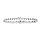 14K Gold Diamond Bezel Bracelet - 2.63 CT