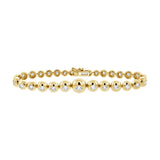 14K Gold Diamond Bezel Bracelet - 2.63 CT