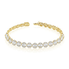 Load image into Gallery viewer, 14K Gold Diamond Tennis Bracelet