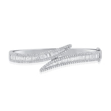 Load image into Gallery viewer, 14K Gold &amp; Diamond Cuff Bangle