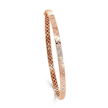 Load image into Gallery viewer, 14K Gold Diamond Sprinkle Bangle