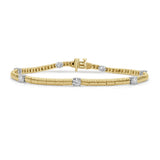 14K Gold & Diamond Bracelet - 1.08ct