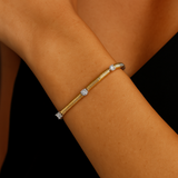 14K Gold & Diamond Bracelet - 1.08ct