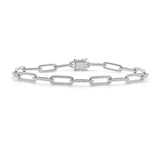 14K Gold & Diamond Link Bracelet - 0.96ct