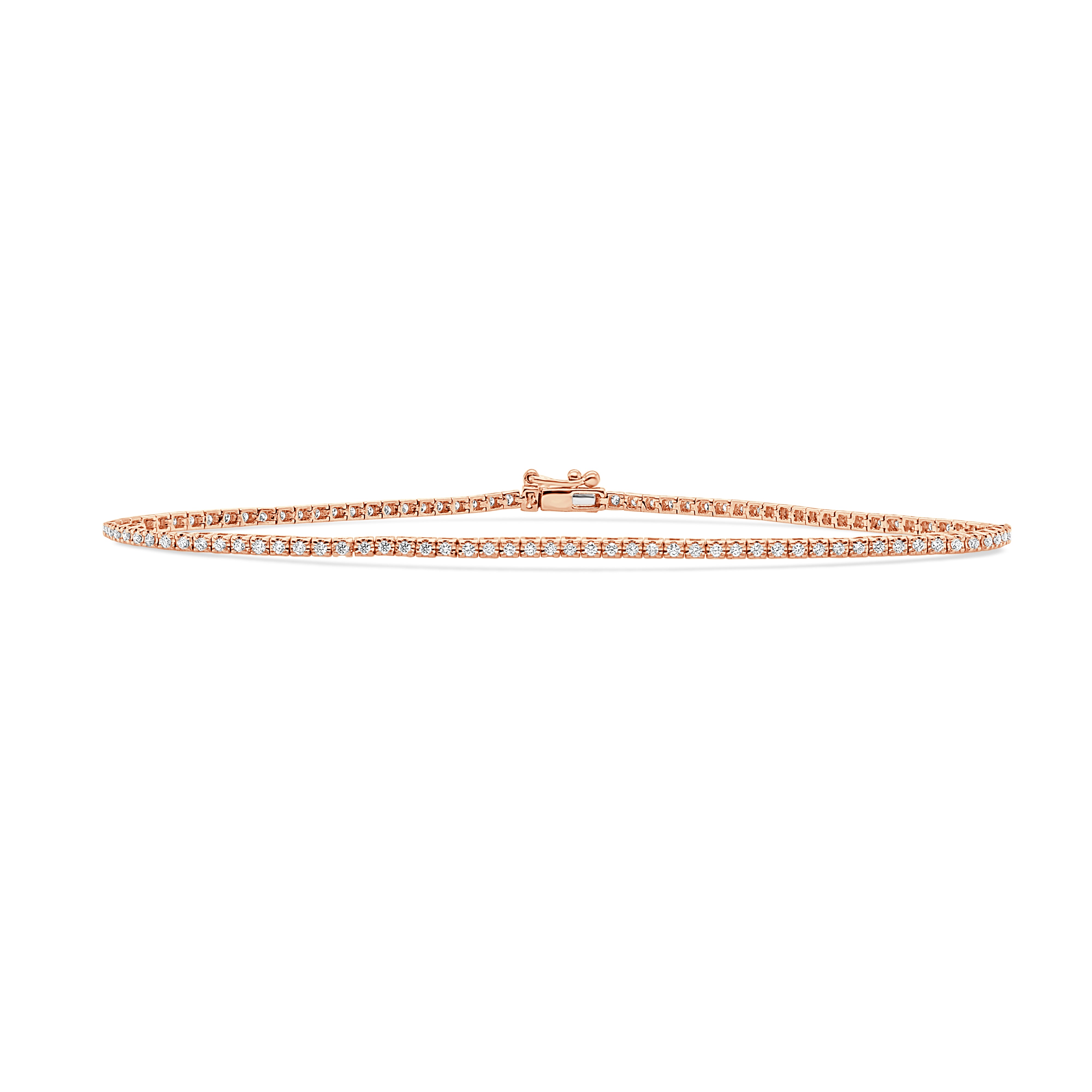 14K Gold Diamond Tennis Bracelet- 0.55 CT