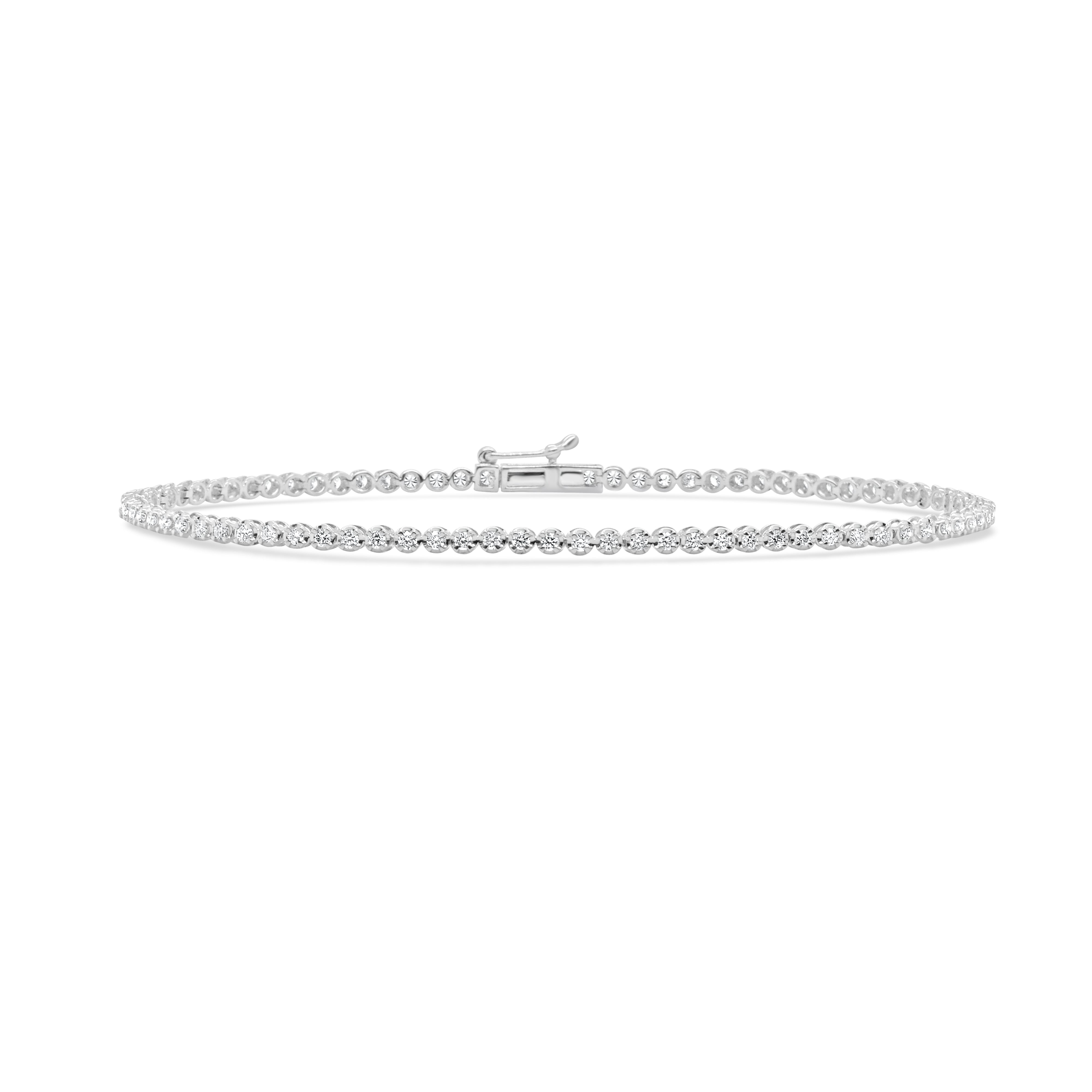 14K Gold Diamond Tennis Bracelet - 1.00 CT.