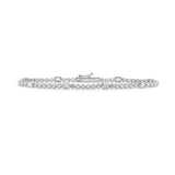 14K Gold Emerald Cut Diamond Bracelet- 1.60 CT