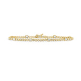 14K Gold Emerald Cut Diamond Bracelet- 1.60 CT