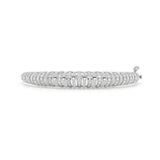 14K Gold Diamond Bangle - 1.14 CT