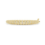14K Gold Diamond Bangle - 1.14 CT